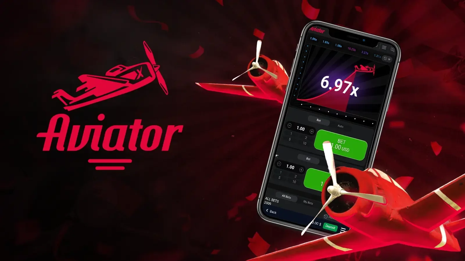 Cocoa Aviator crash game banner with cash out action